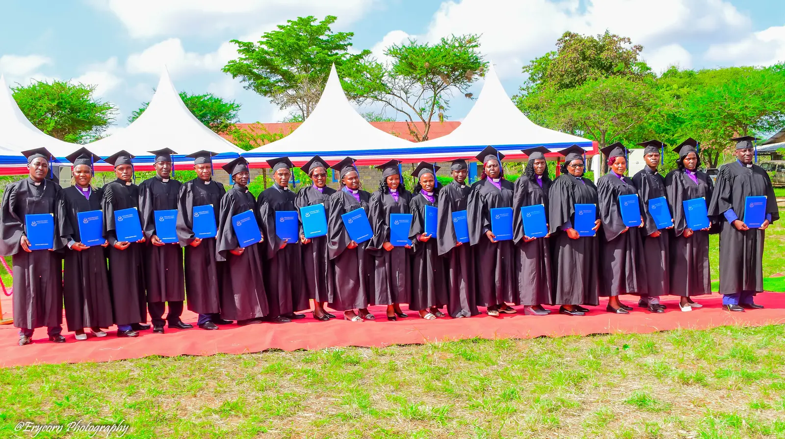 Graduation ceremony at A.I.C. Masinga Bible College